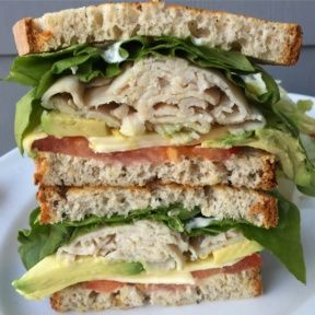 Gluten-free turkey club from Stella Barra Pizzeria